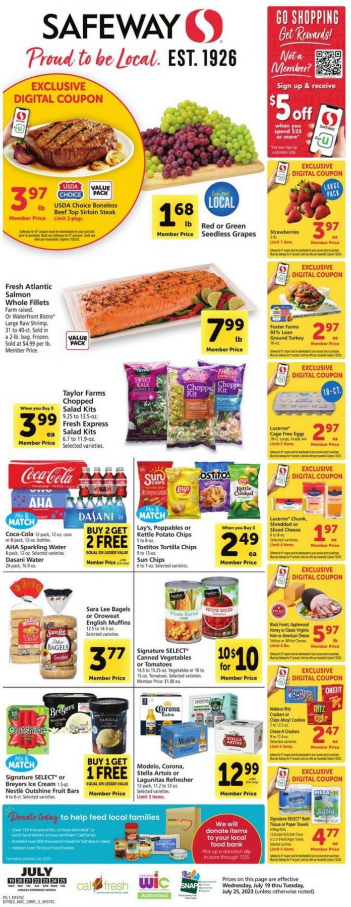 Safeway Weekly Ad July 19 July 25, 2023