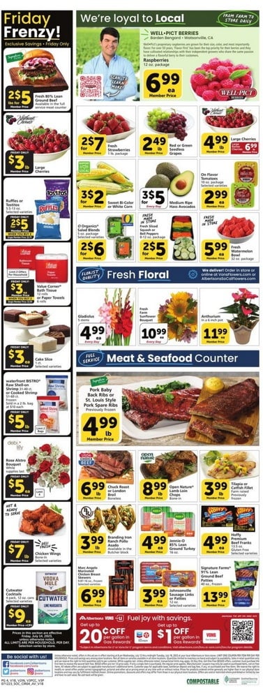 Vons Weekly Ad July 12 – July 18, 2023