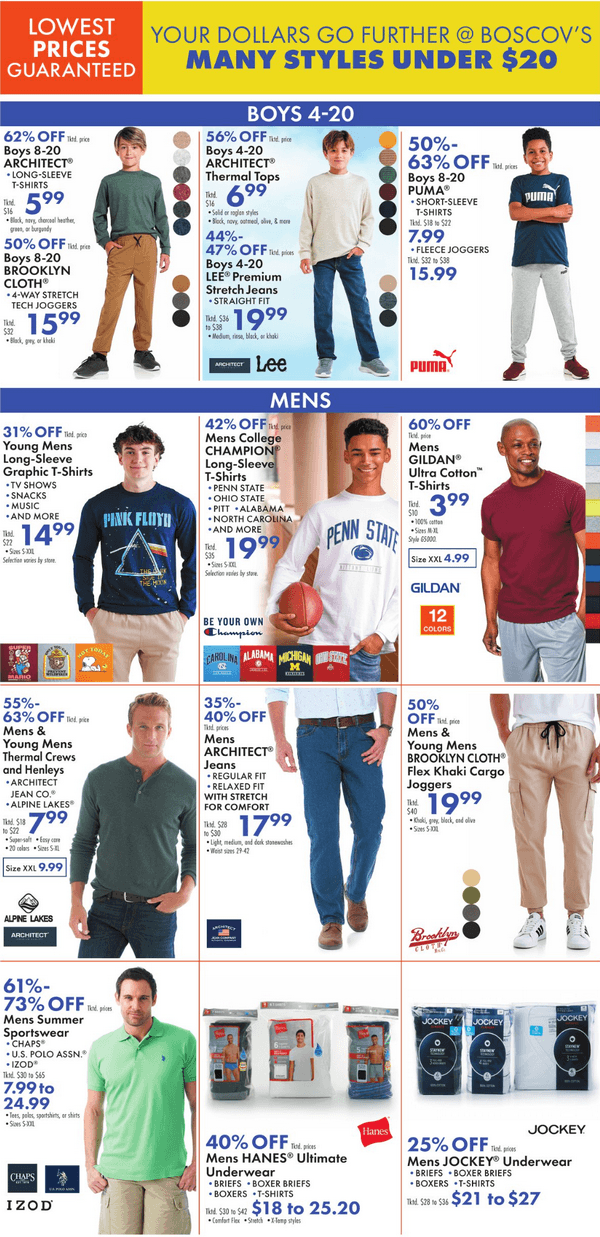 Boscov's Back to School Ad Aug 17 – Aug 23, 2023