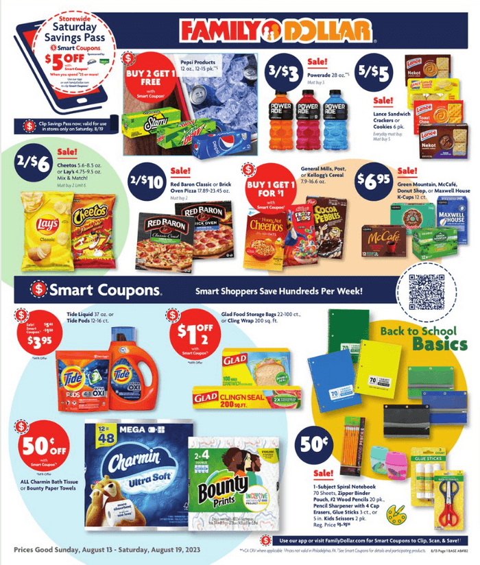 Family Dollar Weekly Ad Aug 13 – Aug 19, 2023