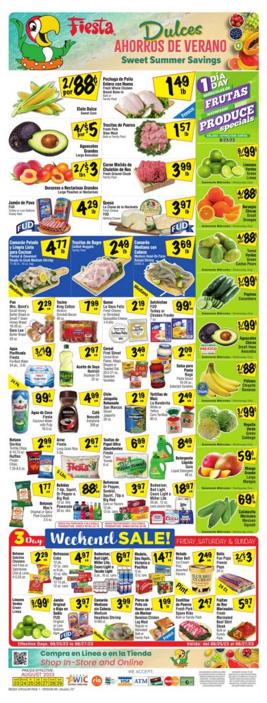 Fiesta Mart Weekly Ad Aug 23 – Aug 29, 2023