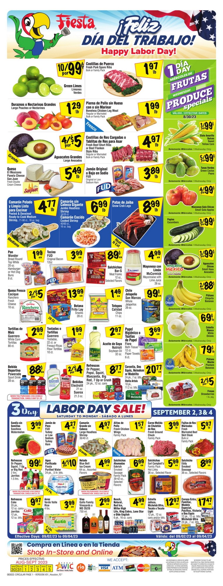 Fiesta Mart Weekly Ad Aug 30 – Sep 05, 2023 (Labor's Day Promotion ...