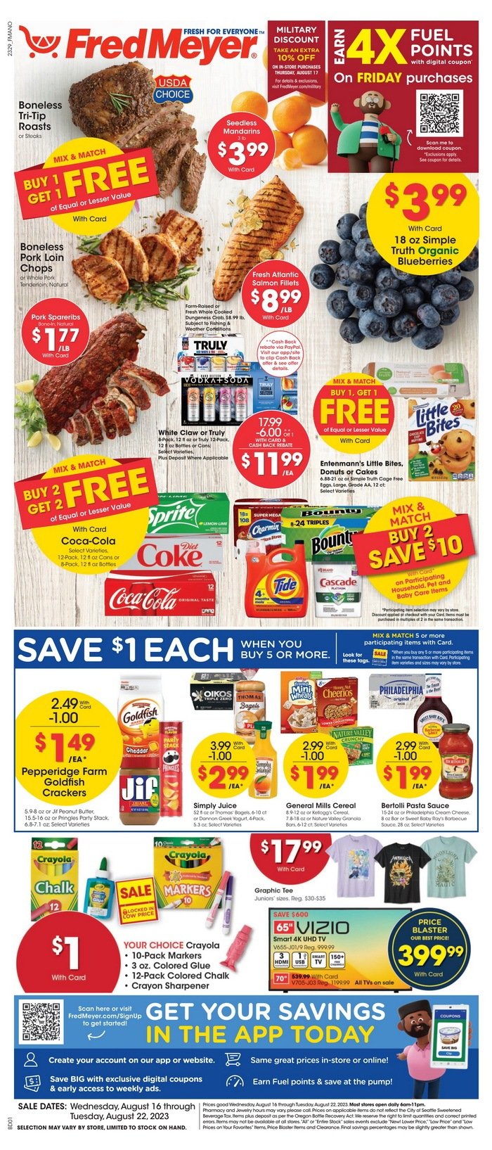 Fred Meyer Weekly Ad Aug 16 – Aug 22, 2023