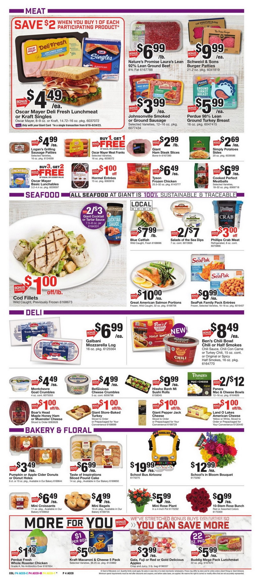 Giant Food Weekly Ad Aug 18 – Aug 24, 2023