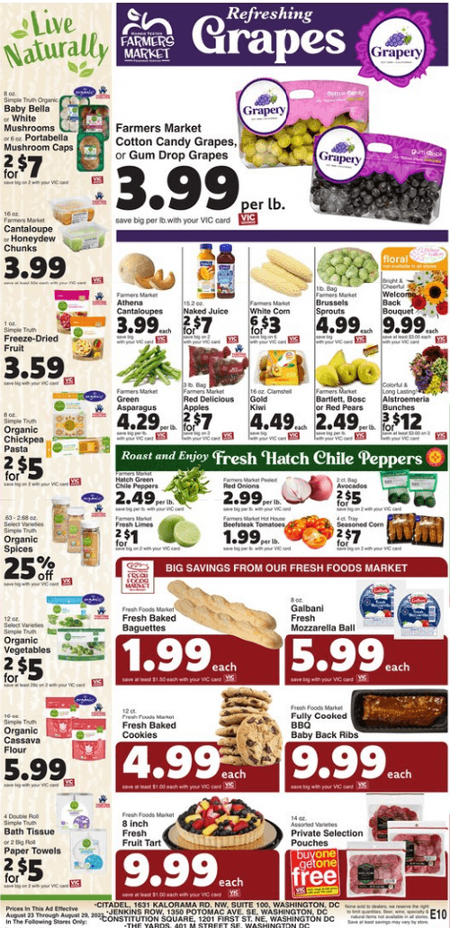 Harris Teeter Weekly Ad Aug 23 – Aug 29, 2023