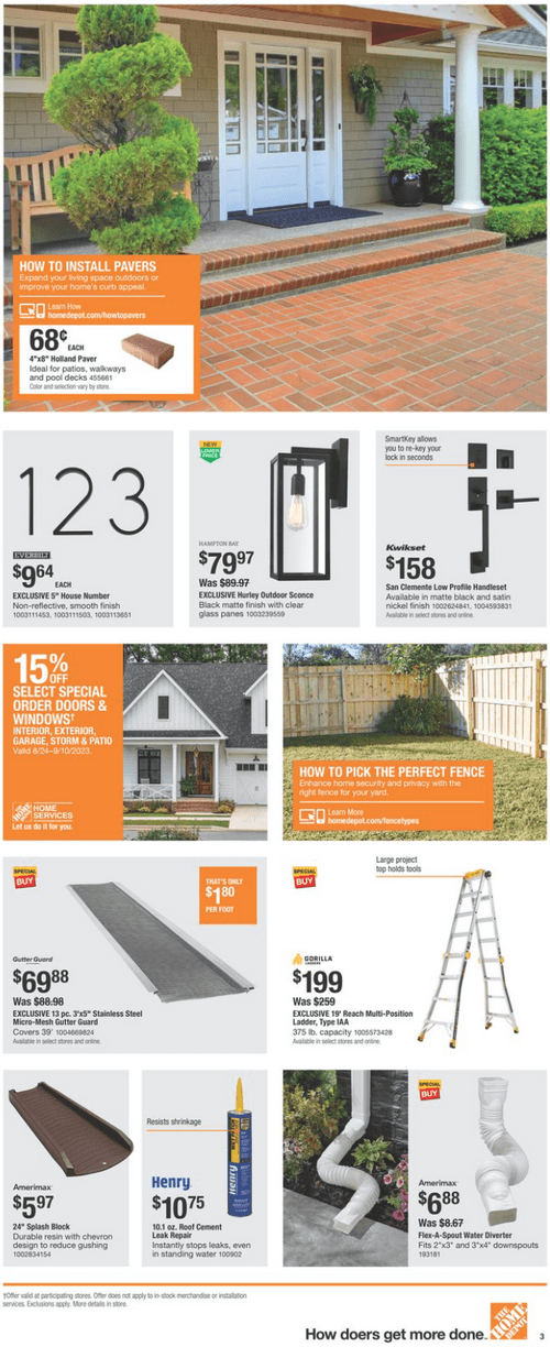 Home Depot Labor Day Ad Aug 24 Sep 04, 2023