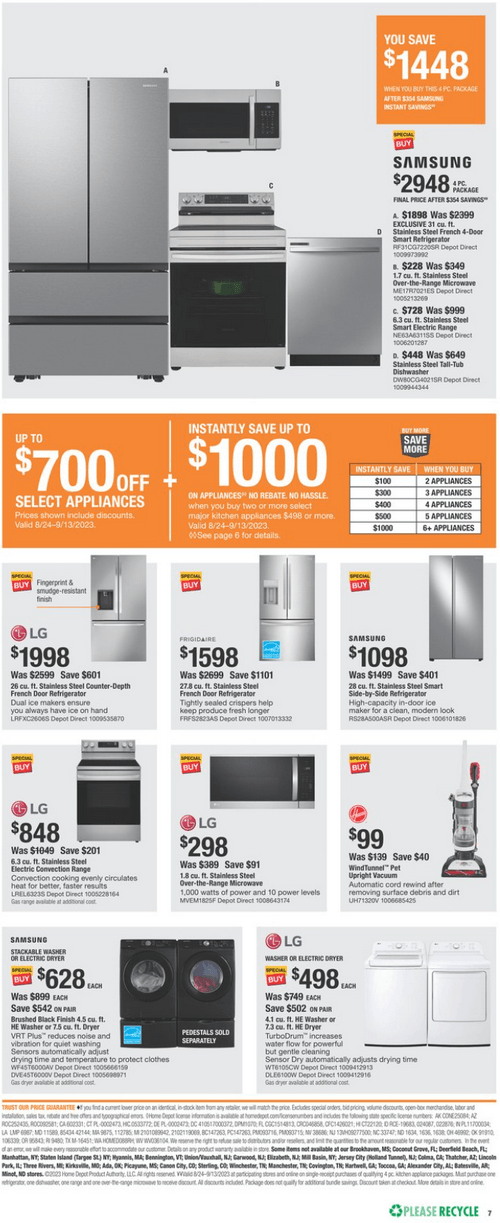 Home Depot Labor Day Ad Aug 24 Sep 04, 2023