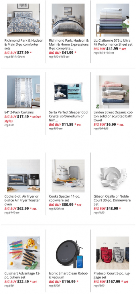 JCPenney Labor Day Home Sale Aug 21 – Aug 27, 2023