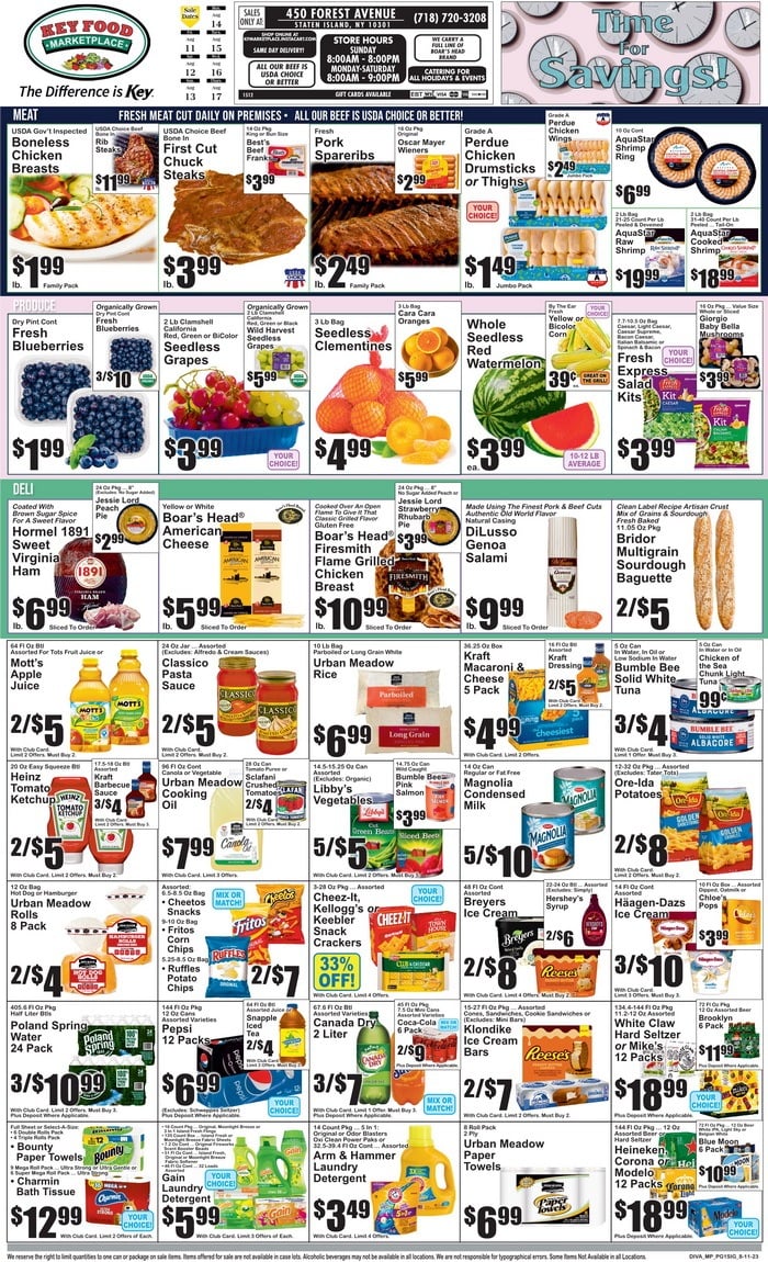 Key Food Weekly Ad Aug 11 – Aug 17, 2023