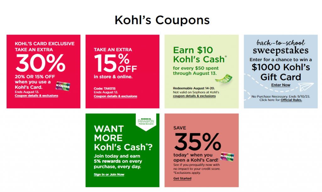 Kohl's Coupon Ad Until Aug 13, 2023