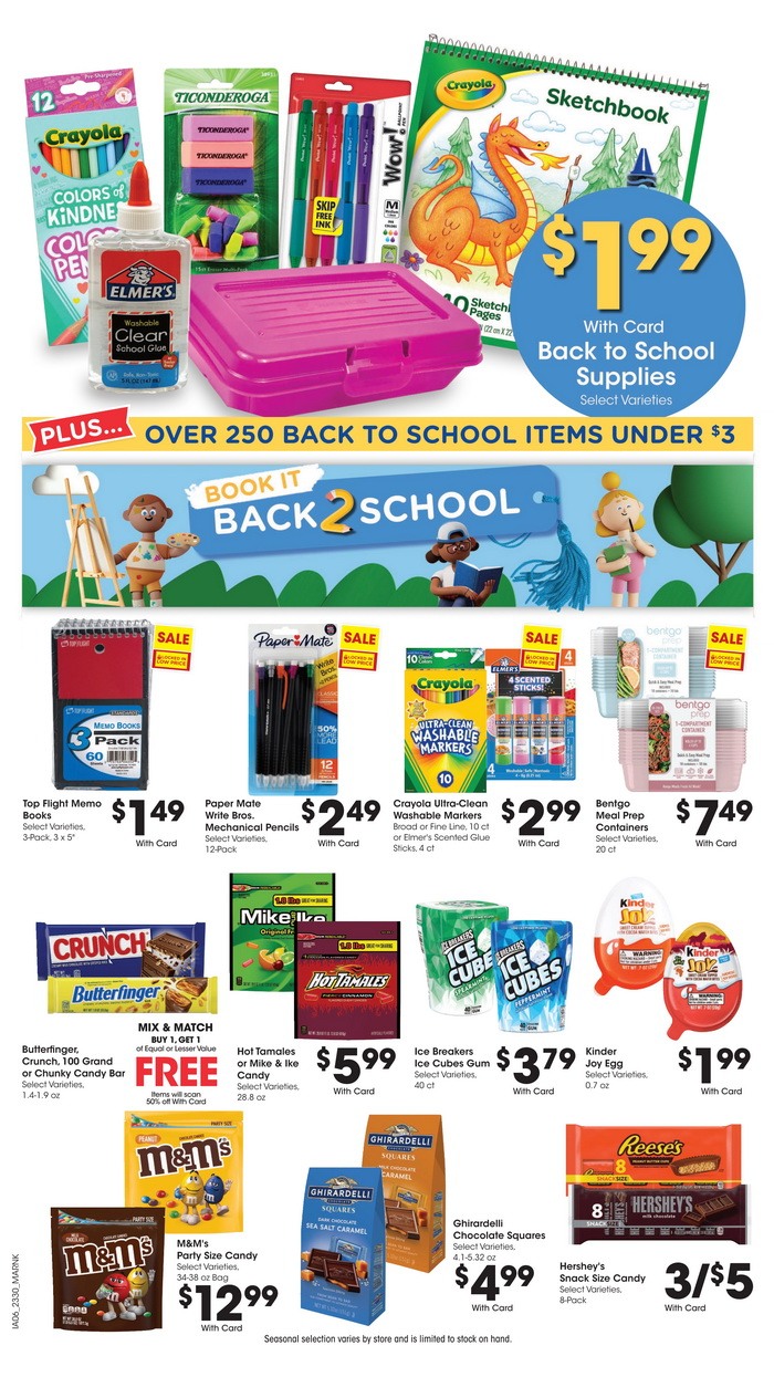 Kroger Weekly Ad Aug 23 – Aug 29, 2023 (Back to School Promotion Included)