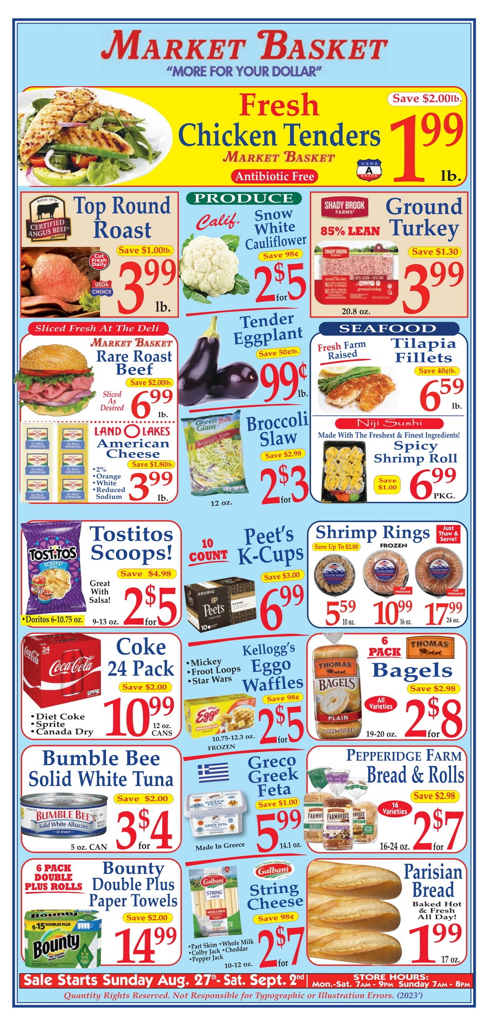 Market Basket Weekly Ad Aug 27 Sep 02, 2023