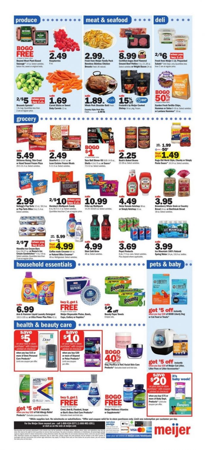 Meijer Weekly Ad Aug 27 – Sep 02, 2023 (Labor Day Promotion Included)