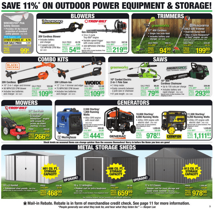 Menards Weekly Ad Aug 24 Sep 04, 2023 (Labor Day Promotion Included)