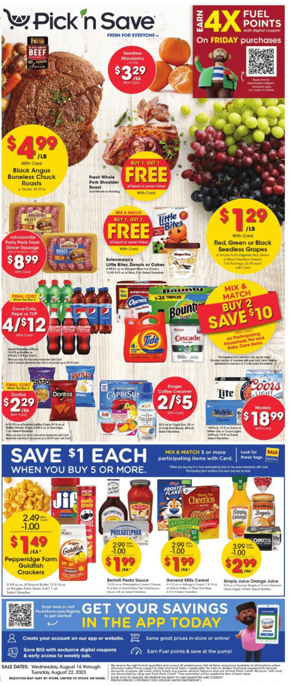 Pick 'n Save Weekly Ad Aug 16 – Aug 22, 2023