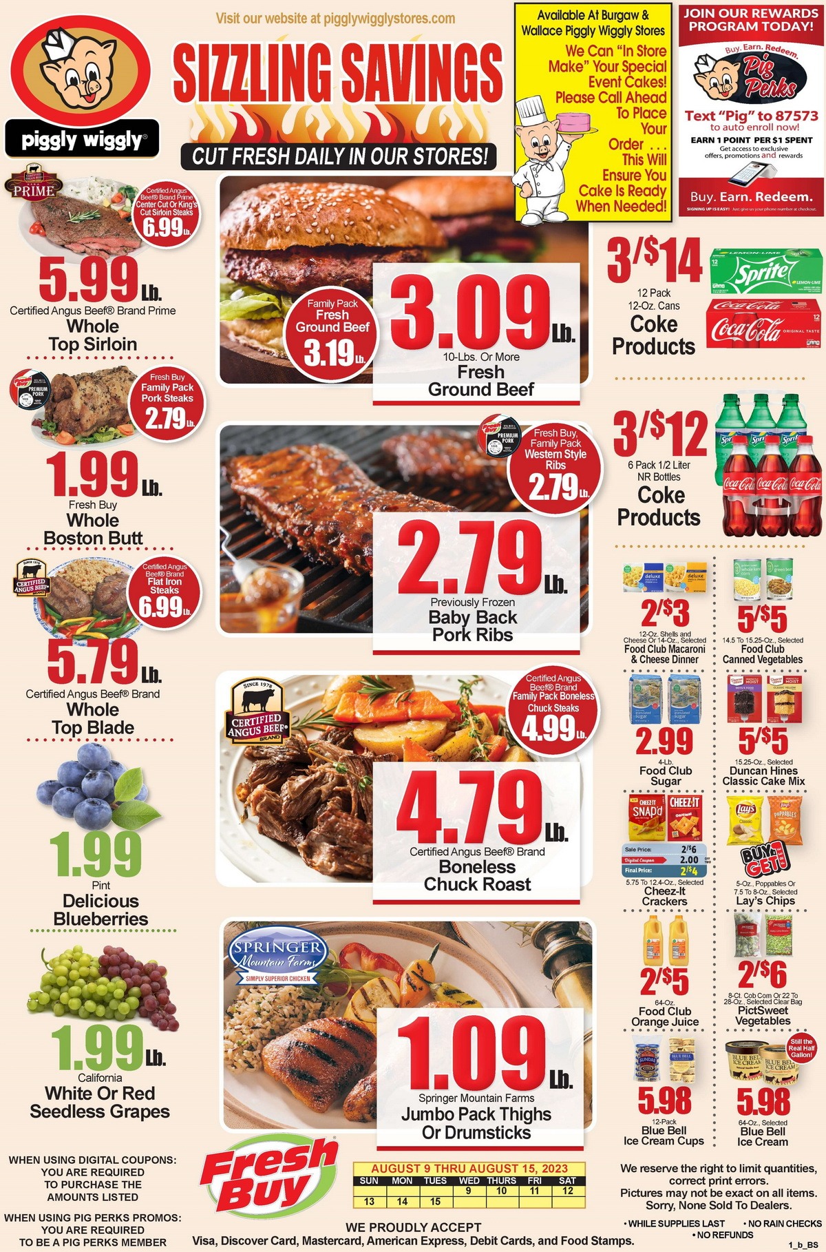 Piggly Wiggly Weekly Ad Aug 09 – Aug 15, 2023