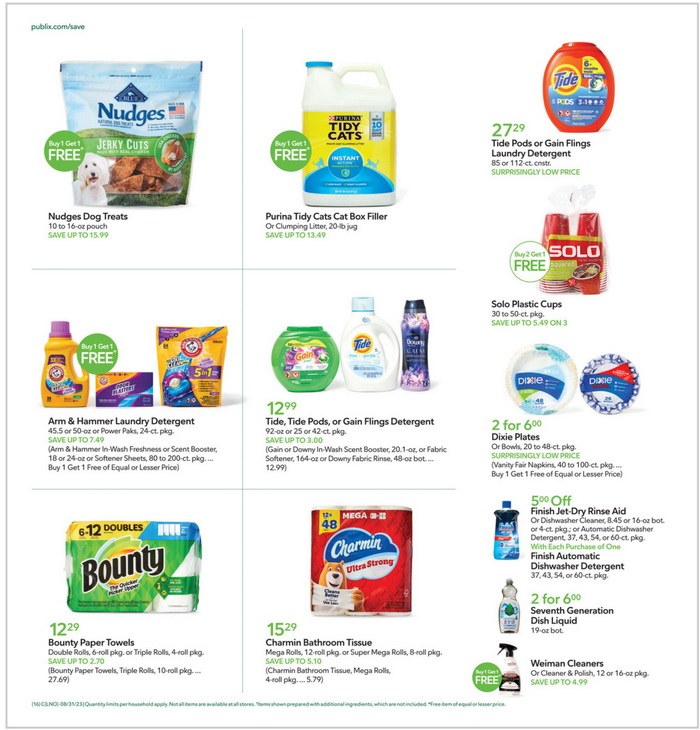 Publix Weekly Ad Aug 30 – Sep 05, 2023 (Labor Day Promotion Included)