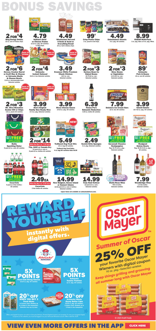 Schnucks Weekly Ad Aug 23 Aug 29, 2023 (Labor Day Promotion Included)