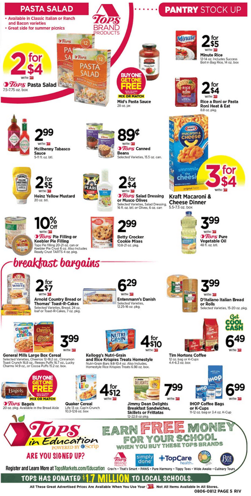 Tops Weekly Ad Aug 06 – Aug 12, 2023