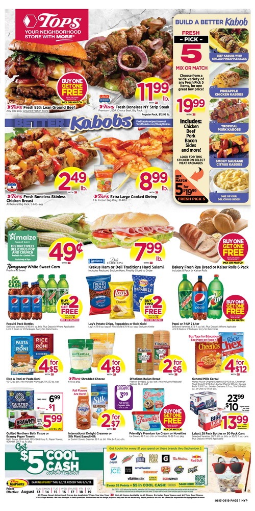 Tops Weekly Ad Aug 13 – Aug 19, 2023