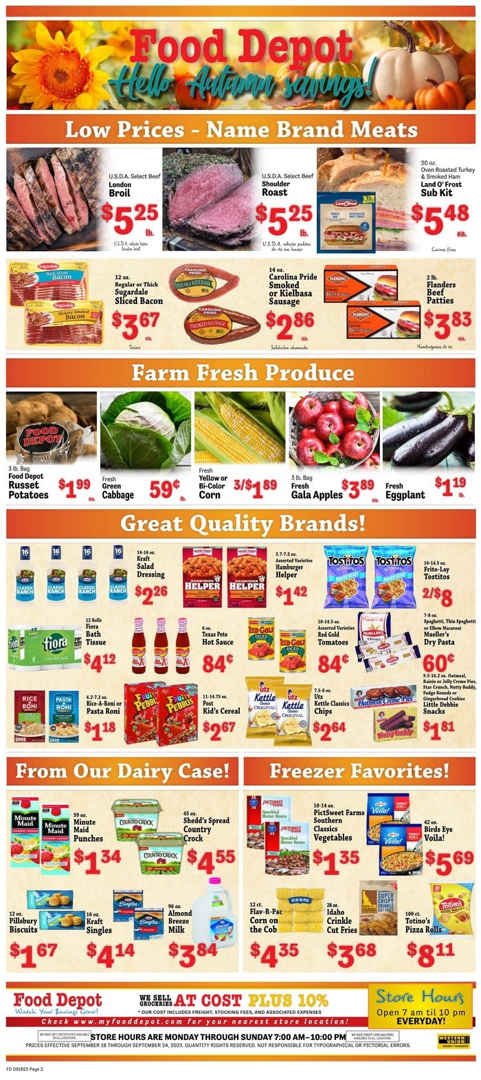 Food Depot Weekly Ad Sep 18 – Sep 24, 2023