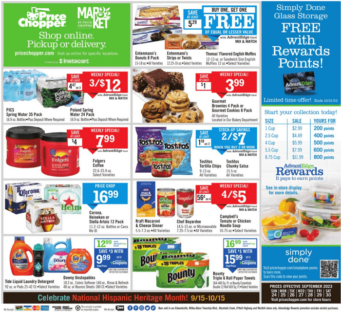 Price Chopper Weekly Ad Sep 24 – Sep 30, 2023