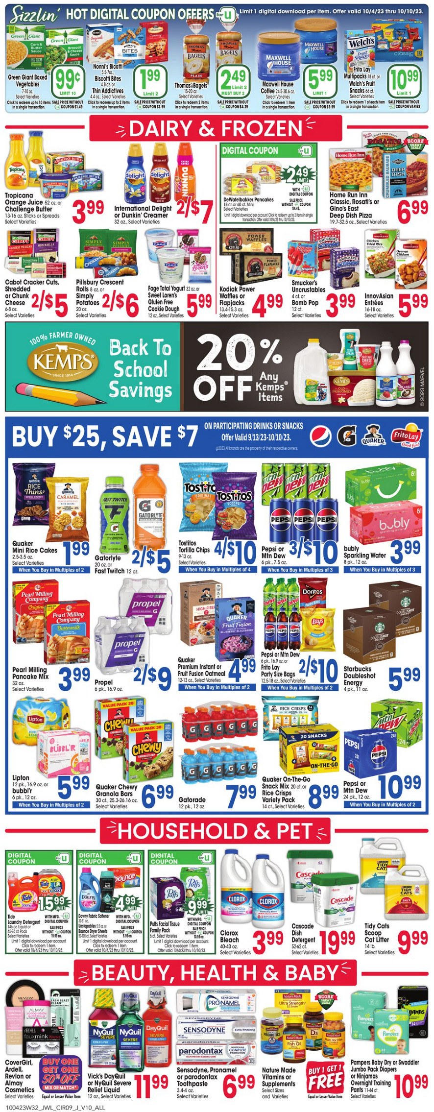 Jewel Osco Weekly Ad Oct 04 – Oct 10, 2023 (Halloween Promotion Included)