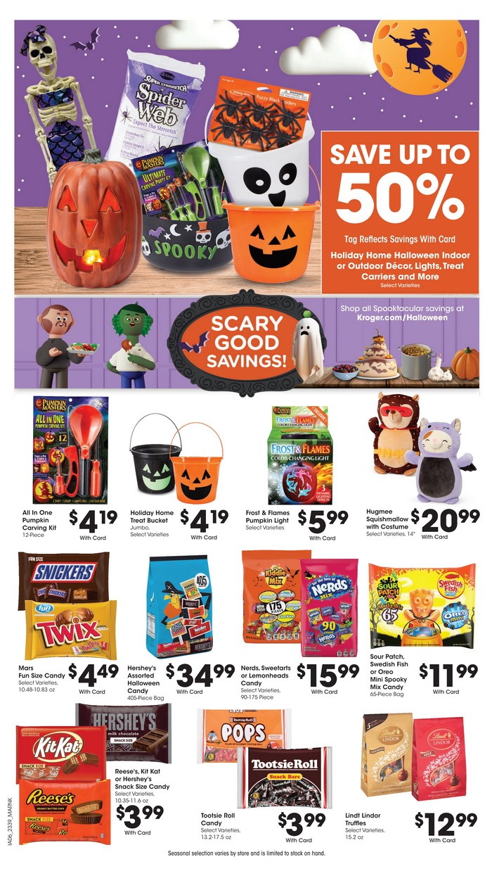 Kroger Weekly Ad Oct 25 – Oct 31, 2023 (Halloween Promotion Included)