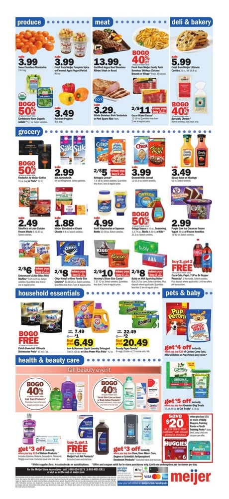 Meijer Weekly Ad Oct 01 – Oct 07, 2023