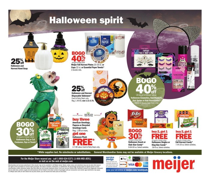 Meijer Halloween Ad Oct 01 Oct 14, 2023