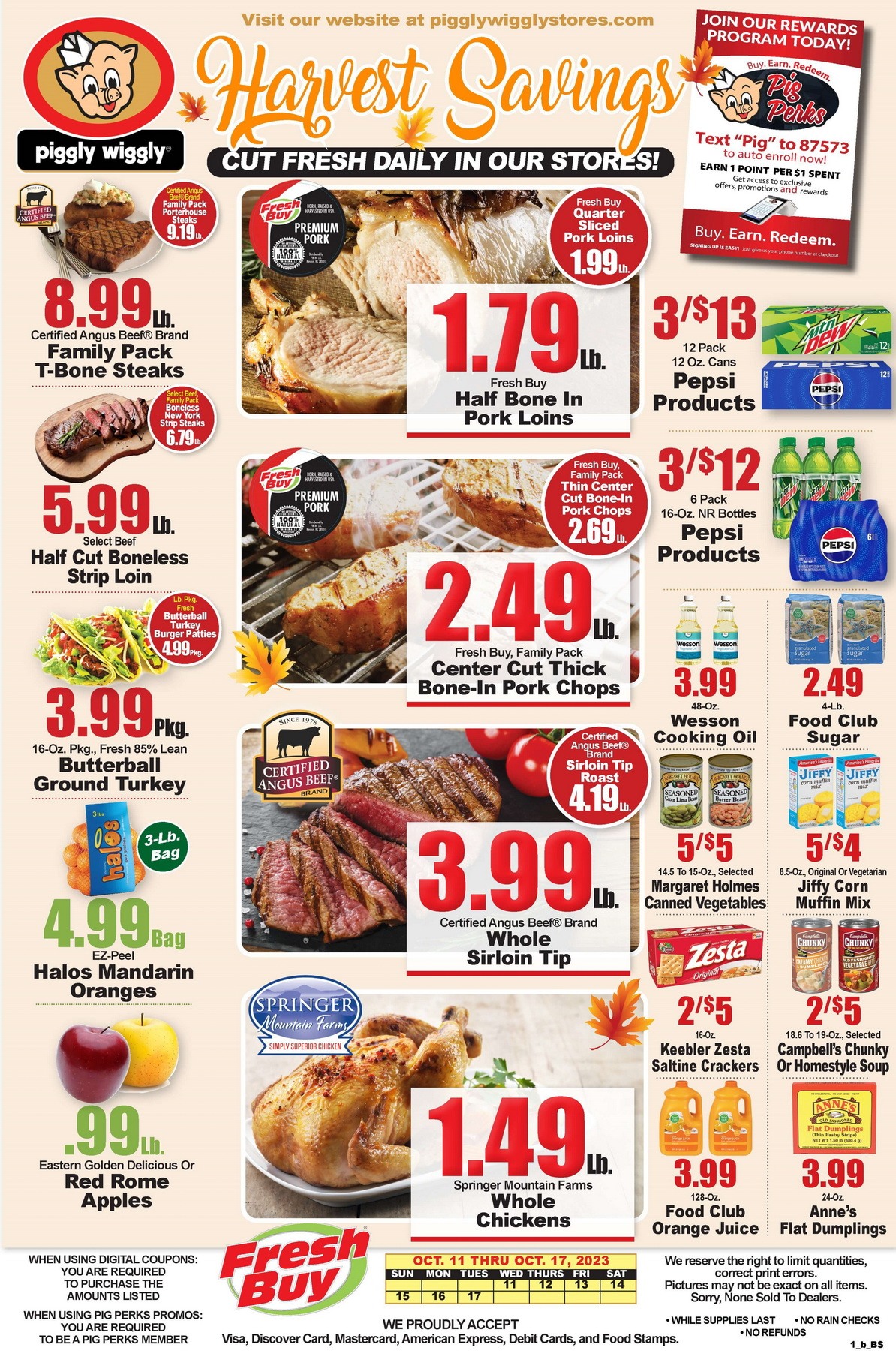 Piggly Wiggly Weekly Ad Oct 11 – Oct 17, 2023