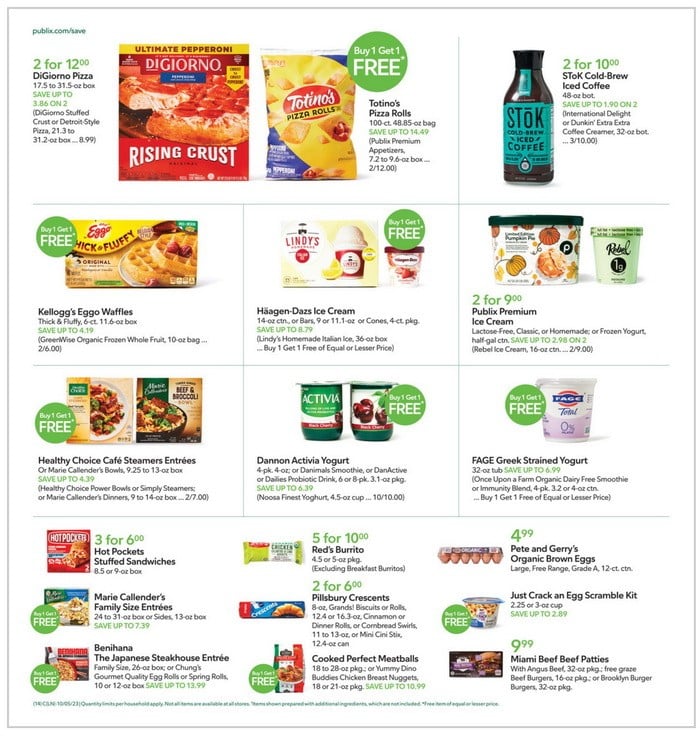 Publix Weekly Ad Oct 04 – Oct 10, 2023