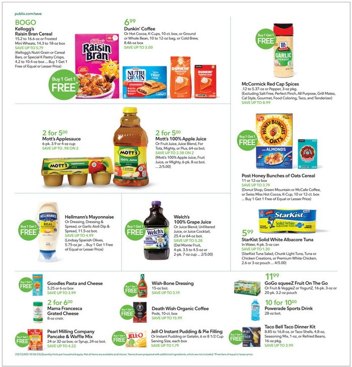 Publix Weekly Ad Oct 25 – Oct 31, 2023 (Halloween Promotion Included)