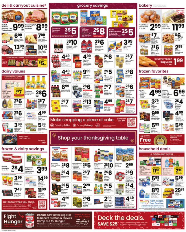 ACME Happy Thanksgiving Ad Nov 17 Nov 23, 2023