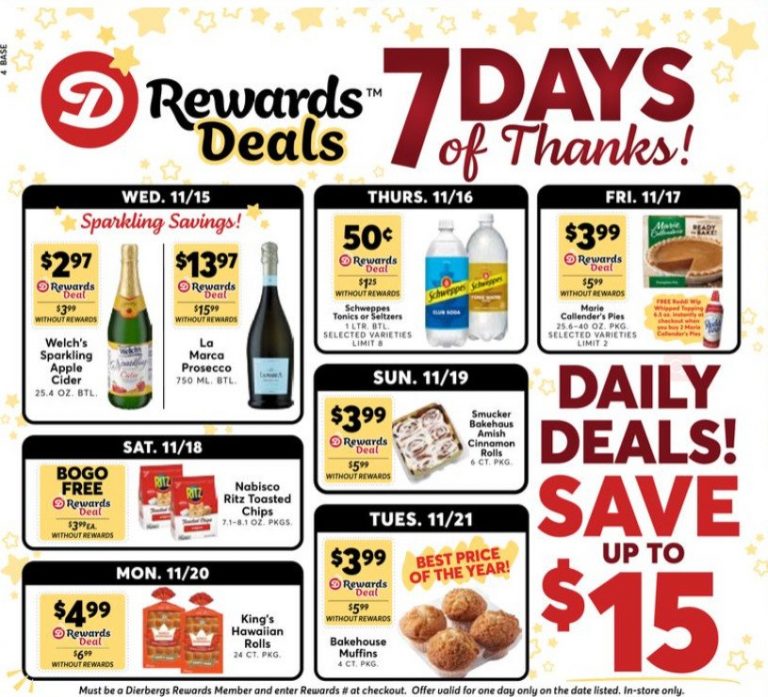 Dierbergs Markets Weekly Ad Nov 14 Nov 27, 2023 (Thanksgiving