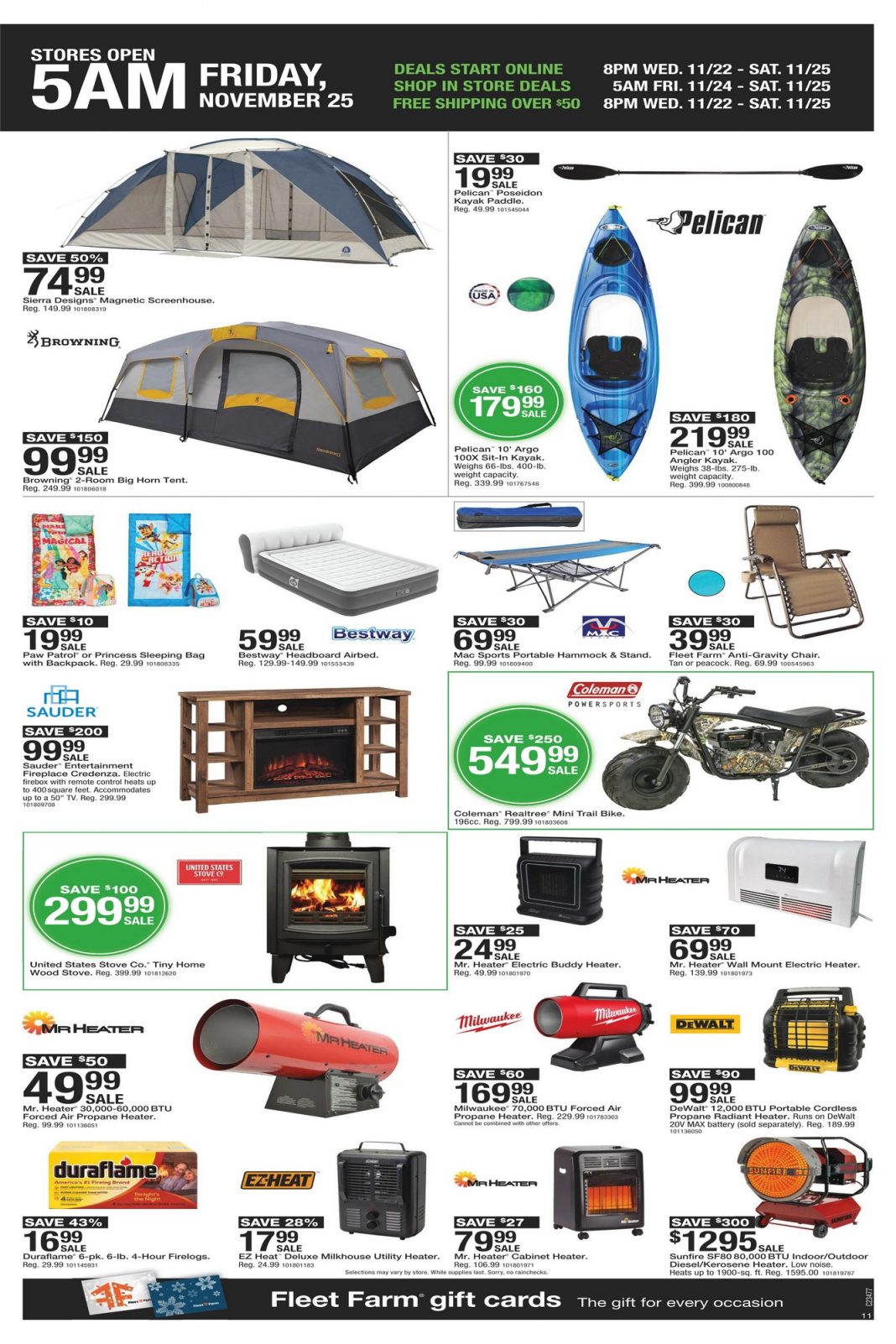 Fleet Farm Black Friday Ad Nov 24 Nov 25, 2023