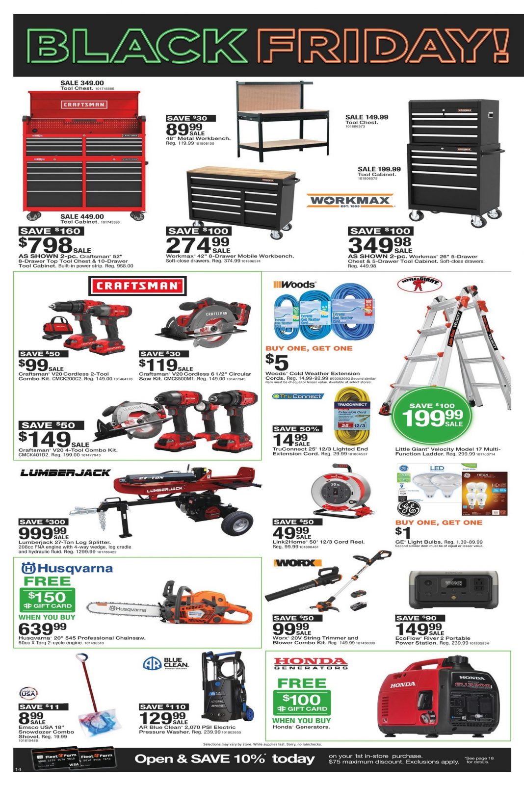 Fleet Farm Black Friday Ad Nov 24 Nov 25, 2023