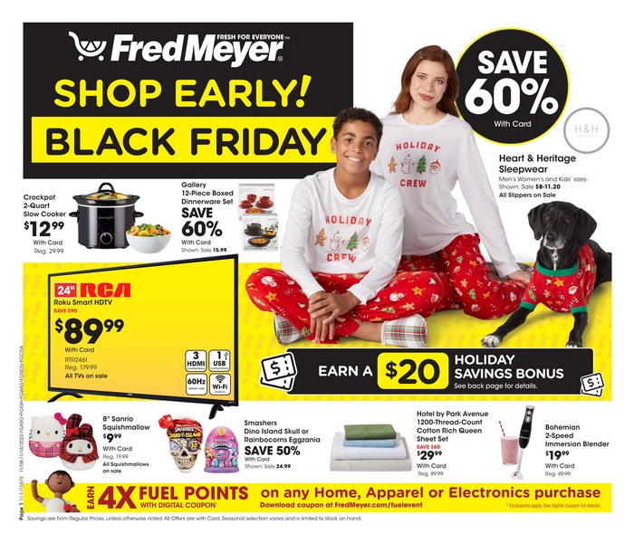 Fred Meyer Black Friday Ad Nov 08 Nov 14, 2023