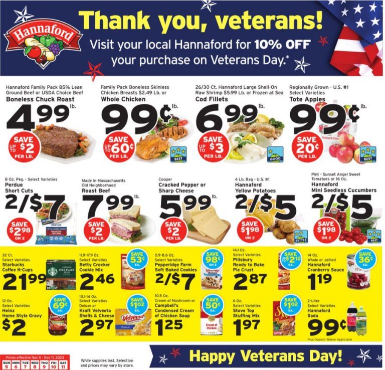 Hannaford Weekly Ad Nov 05 Nov 11, 2023