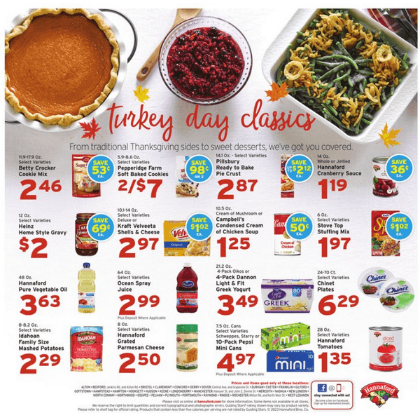 Hannaford Weekly Ad Nov 19 Nov 25, 2023