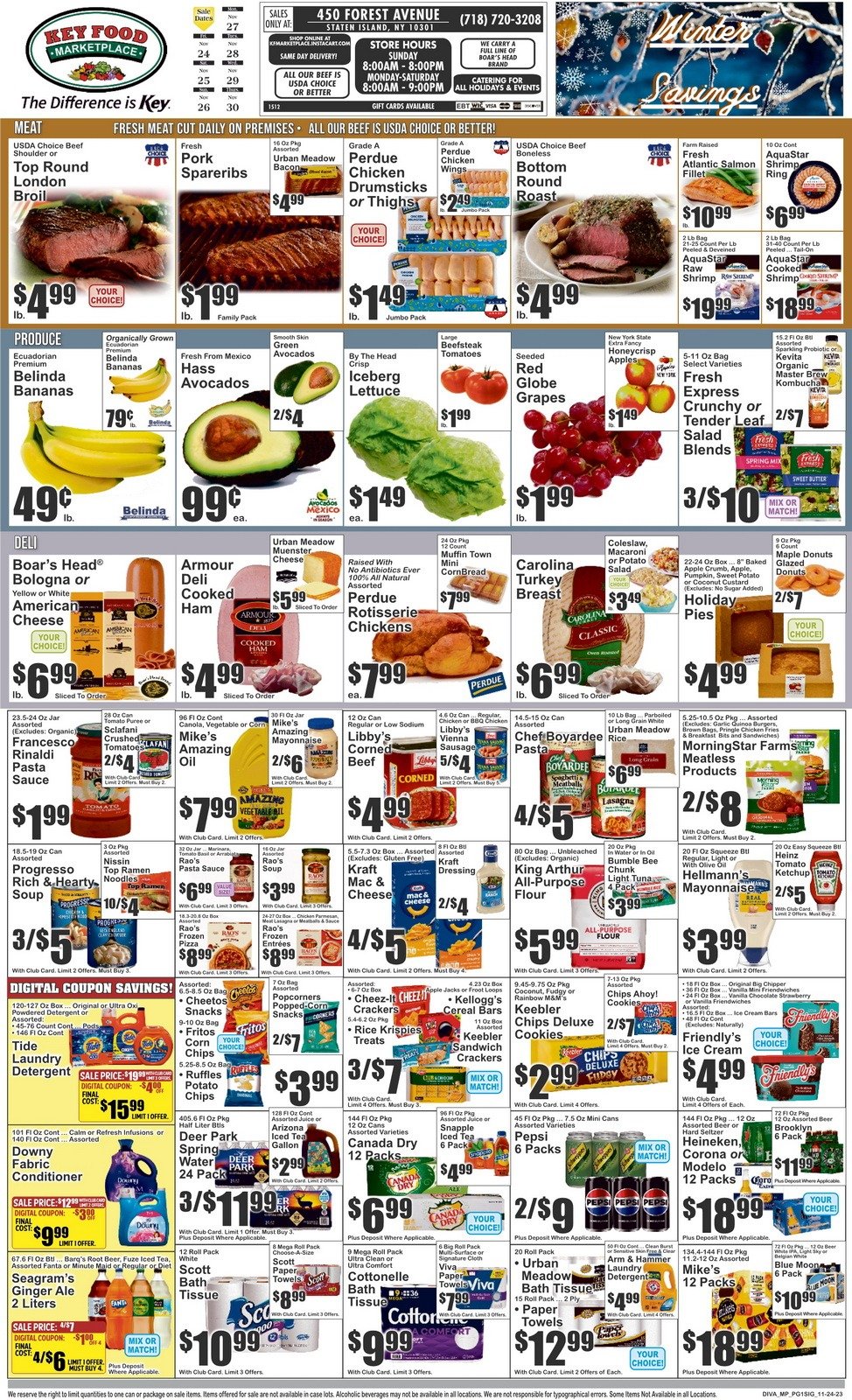Key Food Weekly Ad Nov 24 – Nov 30, 2023