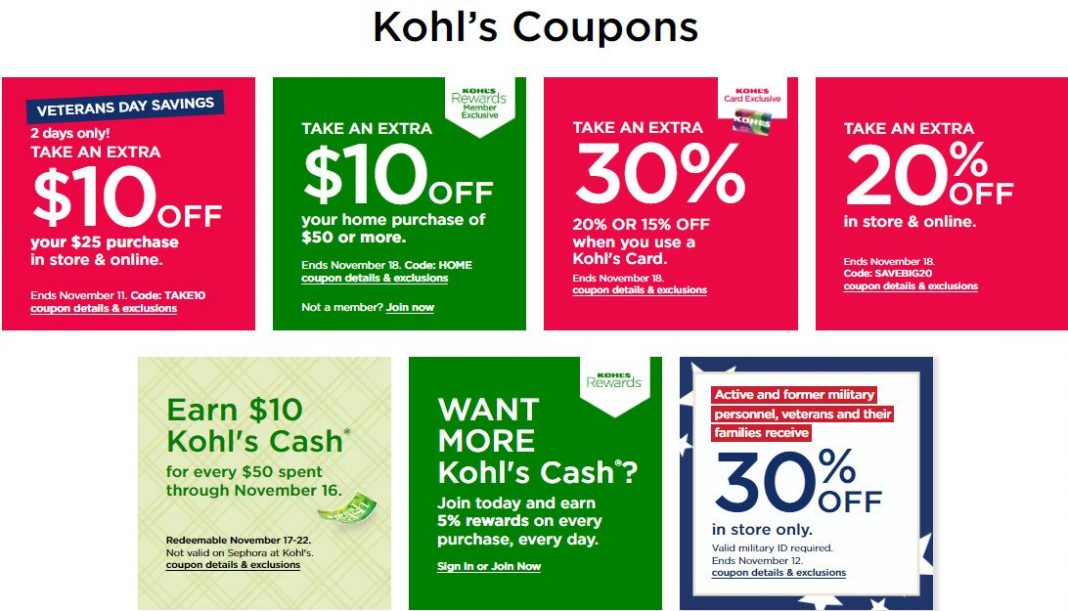 Kohl's Coupon Ad Until Nov 18, 2023