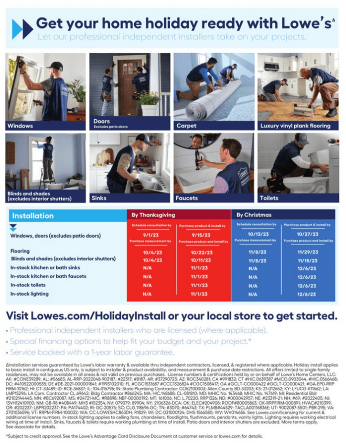 Lowe's Black Friday Ad Nov 09 Nov 22, 2023