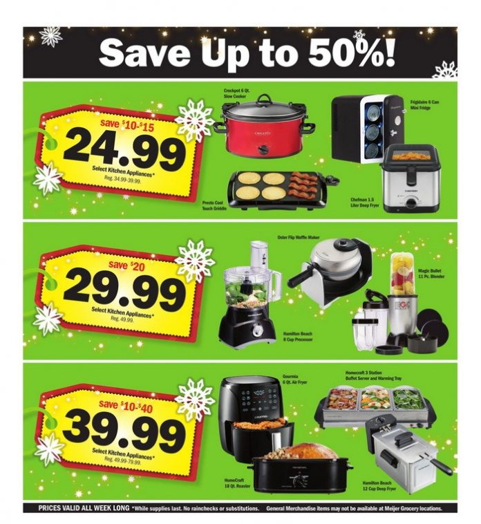 Meijer Black Friday Weeklong Ad Nov 19 Nov 25, 2023