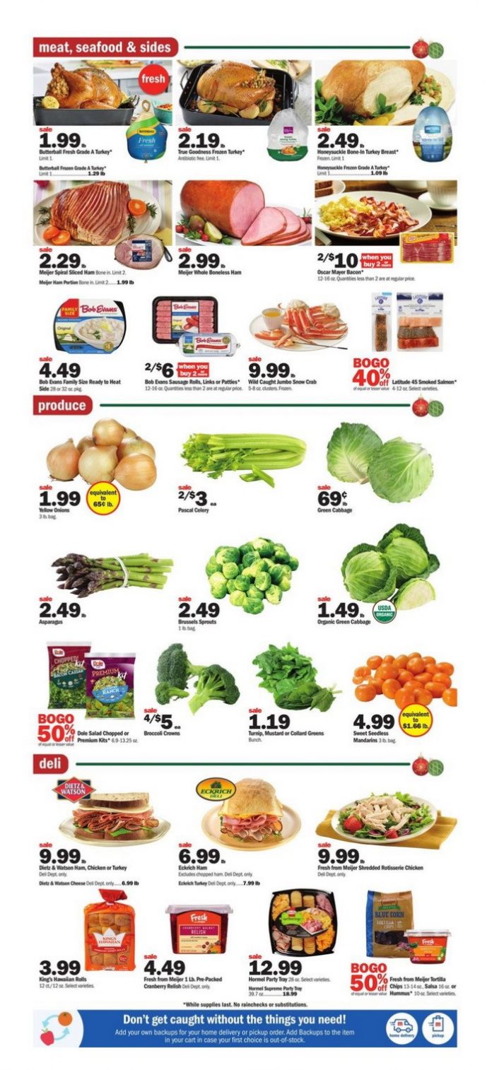 Meijer Weekly Ad Nov 19 Nov 25, 2023 (Thanksgiving Promotion Included)