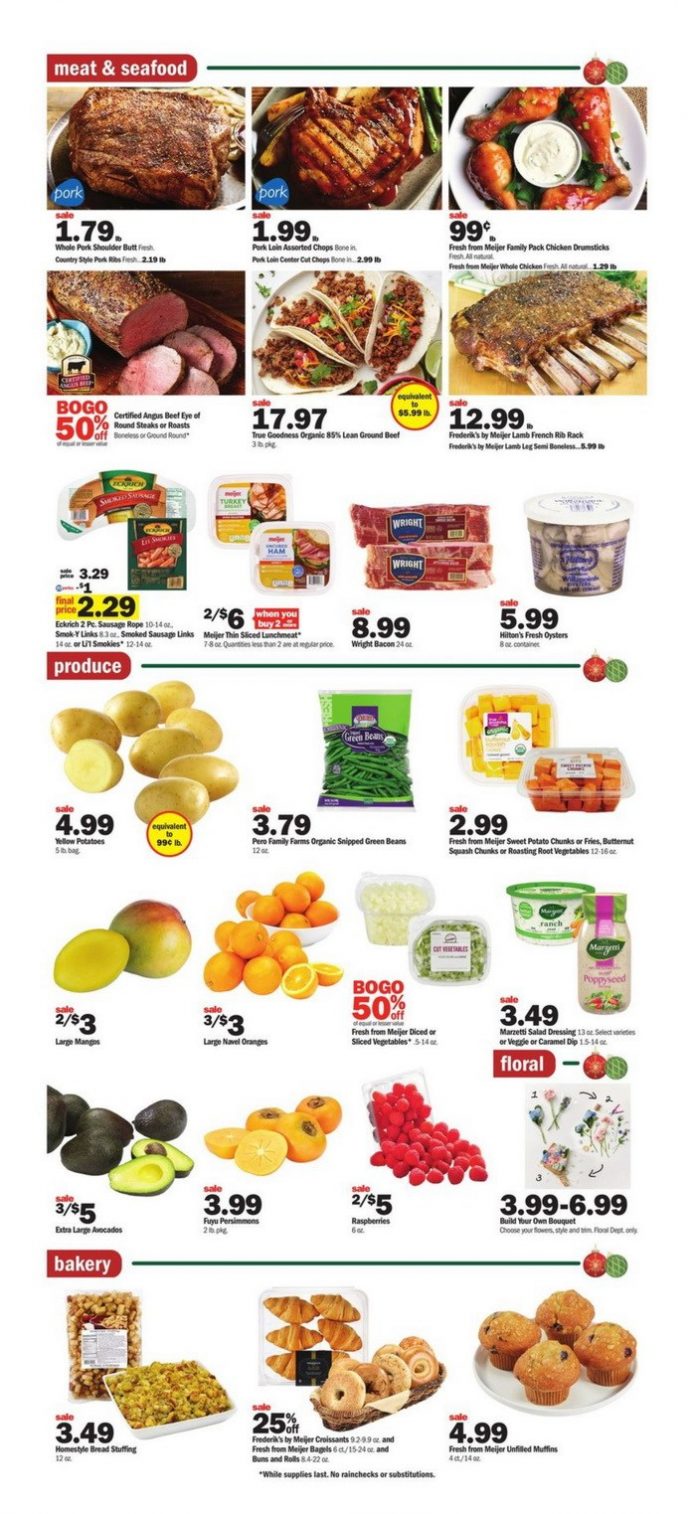 Meijer Weekly Ad Nov 19 Nov 25, 2023 (Thanksgiving Promotion Included)