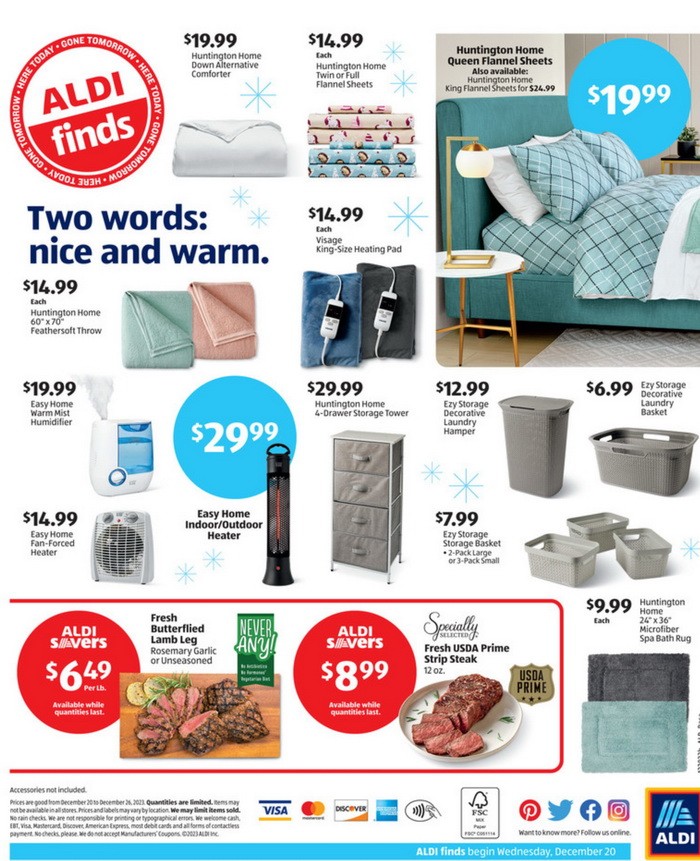 ALDI Sneak Peak In-Store Ad Weekly Ad Dec 20 – Dec 26, 2023