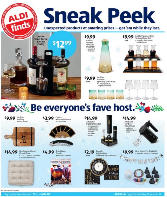 ALDI Sneak Peak In-Store Ad Weekly Ad Dec 13 – Dec 19, 2023