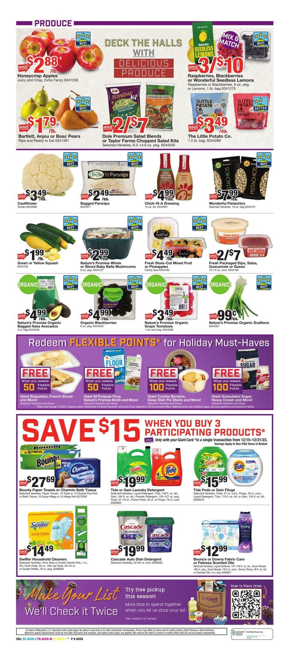 Giant Food Weekly Ad Dec 15 Dec 21, 2023