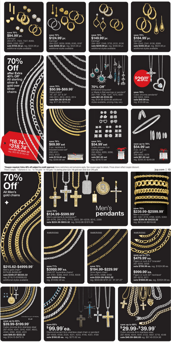 JCPenney After Christmas Jewelry Sale Dec 26, 2023 – Jan 1, 2024